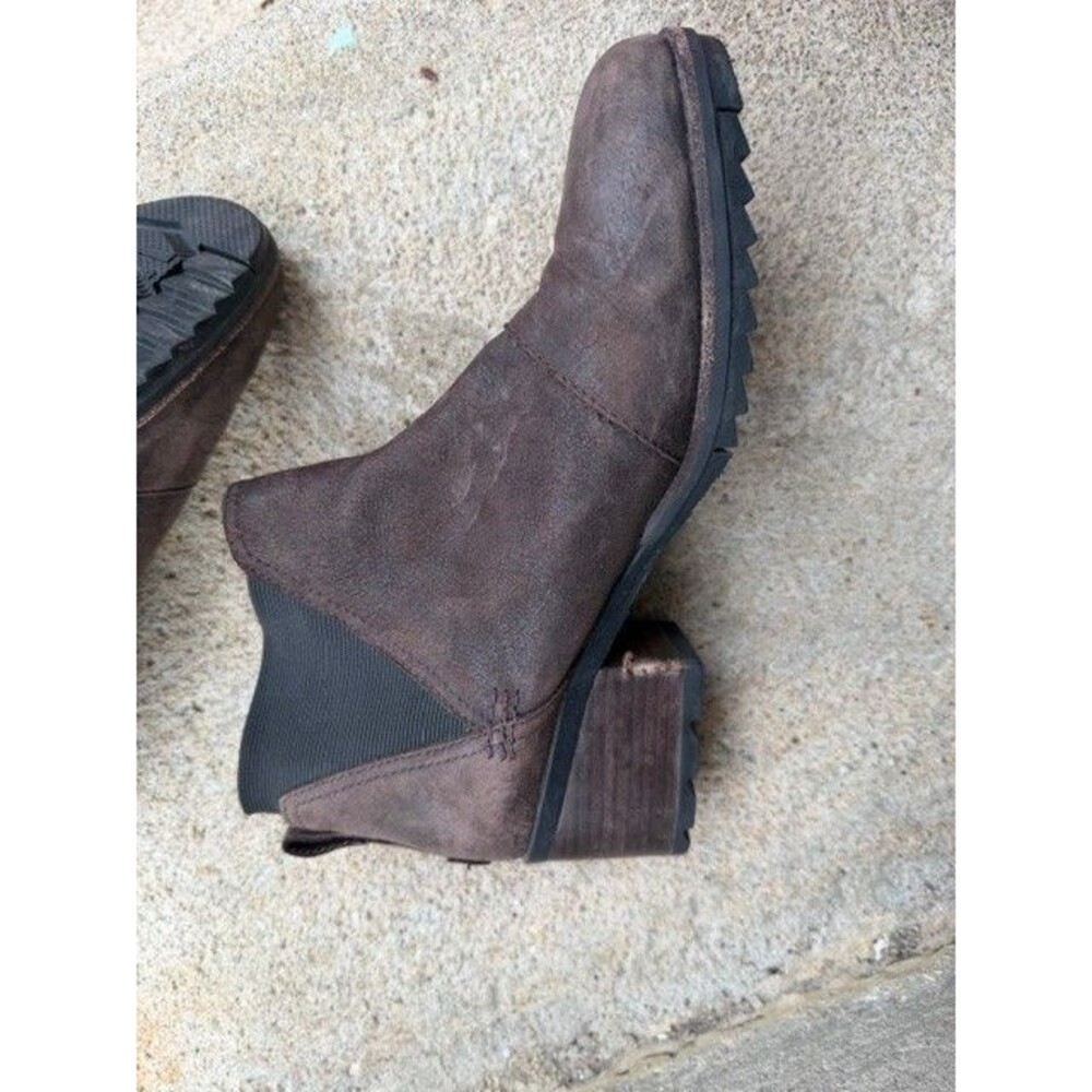 Sorel Women's Cate Chelsea Bootie — Waterproof Leather Rain Boot Sz 10